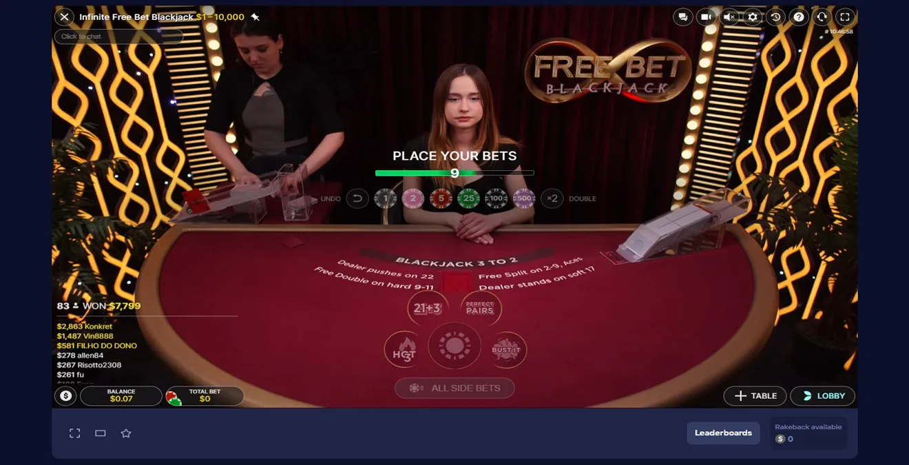 Blackjack screenshot 2
