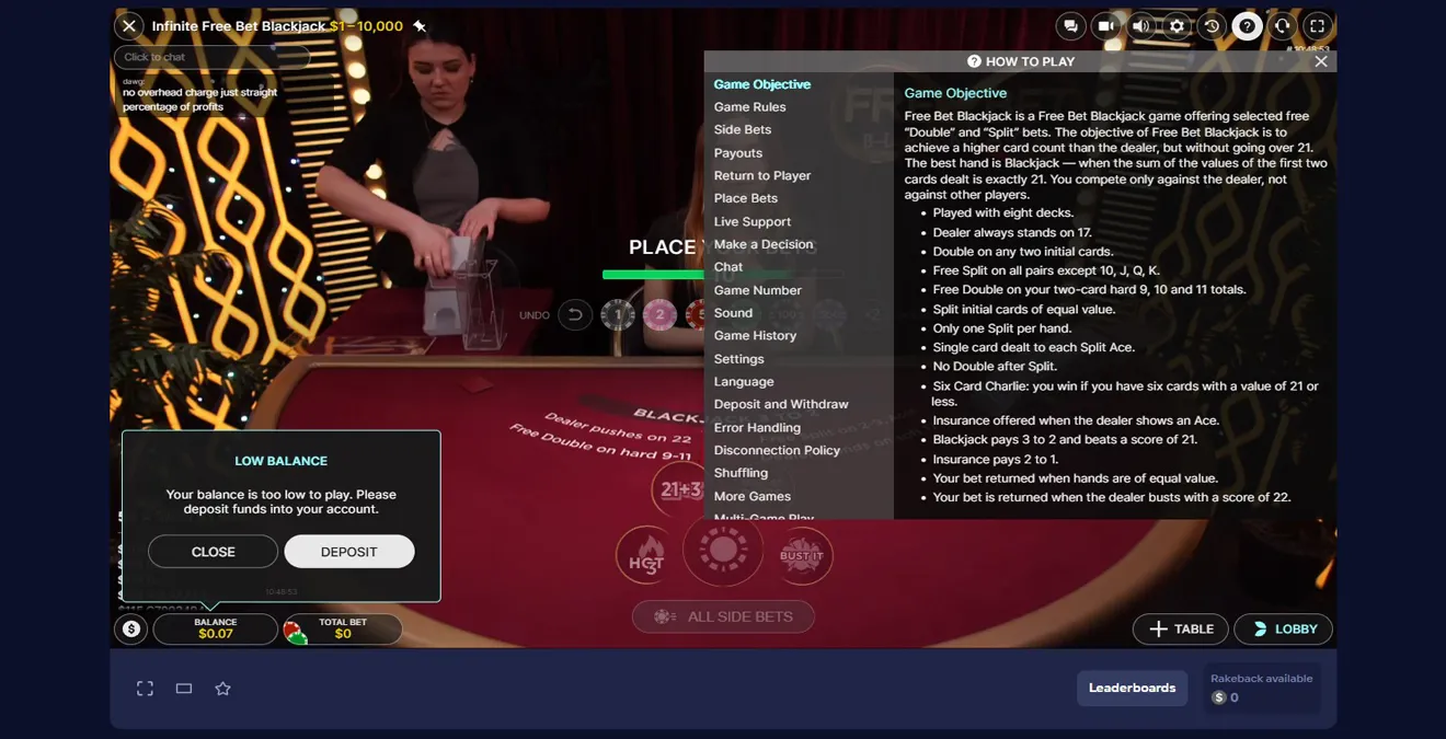 Blackjack screenshot 3